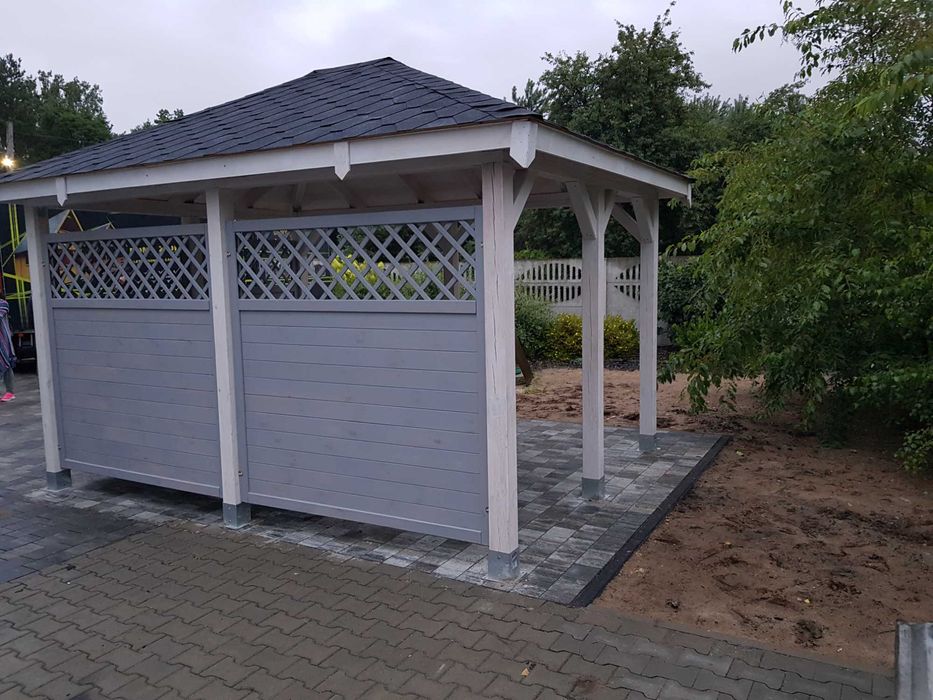 altana ogrodowa, drewniana, zadaszenie ogrodowe, wiata , konstrukcja,