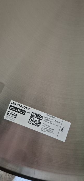 Ikea Svartbjork Ozdobne Lustro Wypukłe