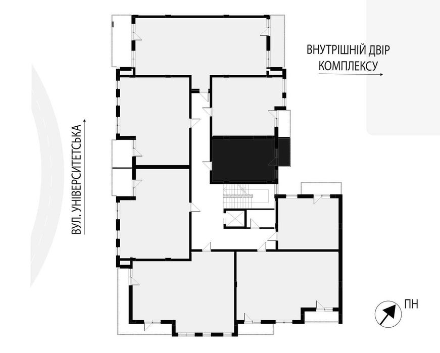 Квартира-студія 33 м² у ЖК GRAND HILLS | 5 поверх — GH 4.27