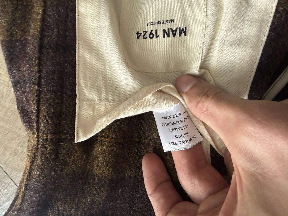 Шерстяна куртка-сорочка Man 1924 Carpinter FW20 (Розмір 50 / L) Іспанія by moncler and prada harris twid