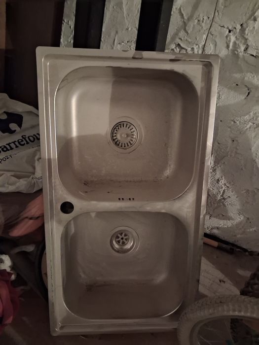 Zlew 2 komorowy kuchenny