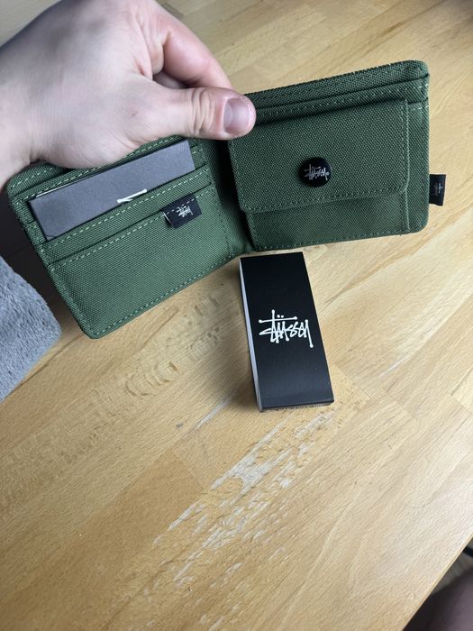 Portfel Stussy y2k zielony