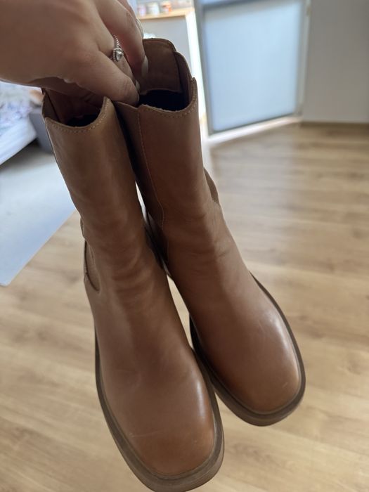 Skórzane buty Wojas
