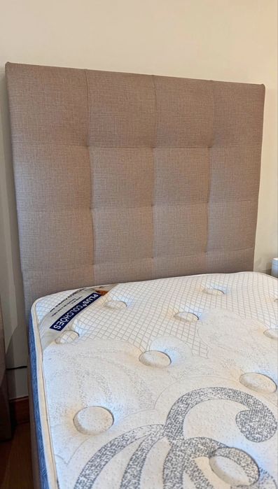 “ULTIMA” Cama Sommier com Arrumação e Cabeceira (Feitas por Medida)