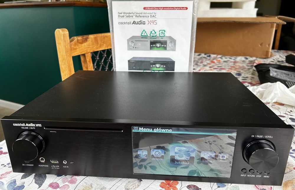Cocktail Audio x45 odtwarzacz sieciowy + CD, streamer