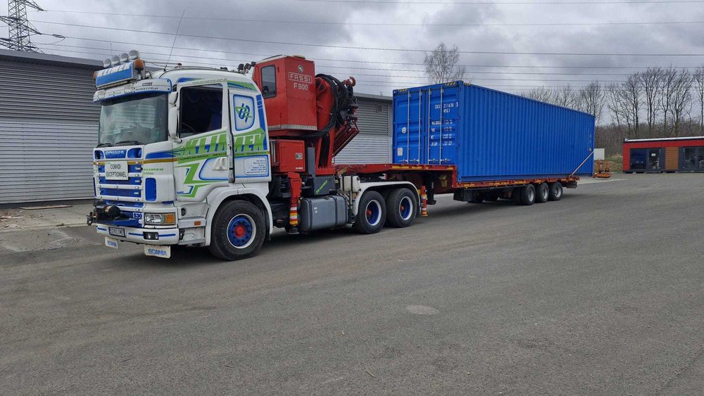 Usługi transportowe hds,transport, kontenerów 12 metrowych, dzwigowe