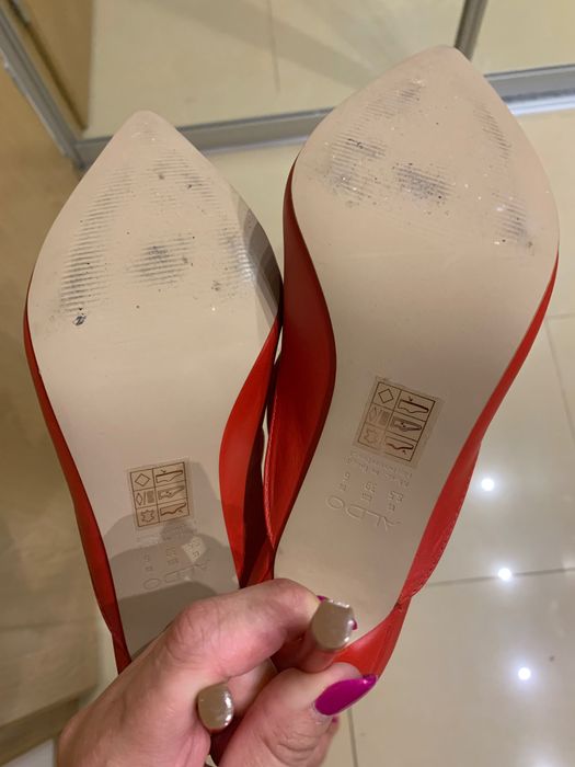 Borki Aldo skóra czerwone 39