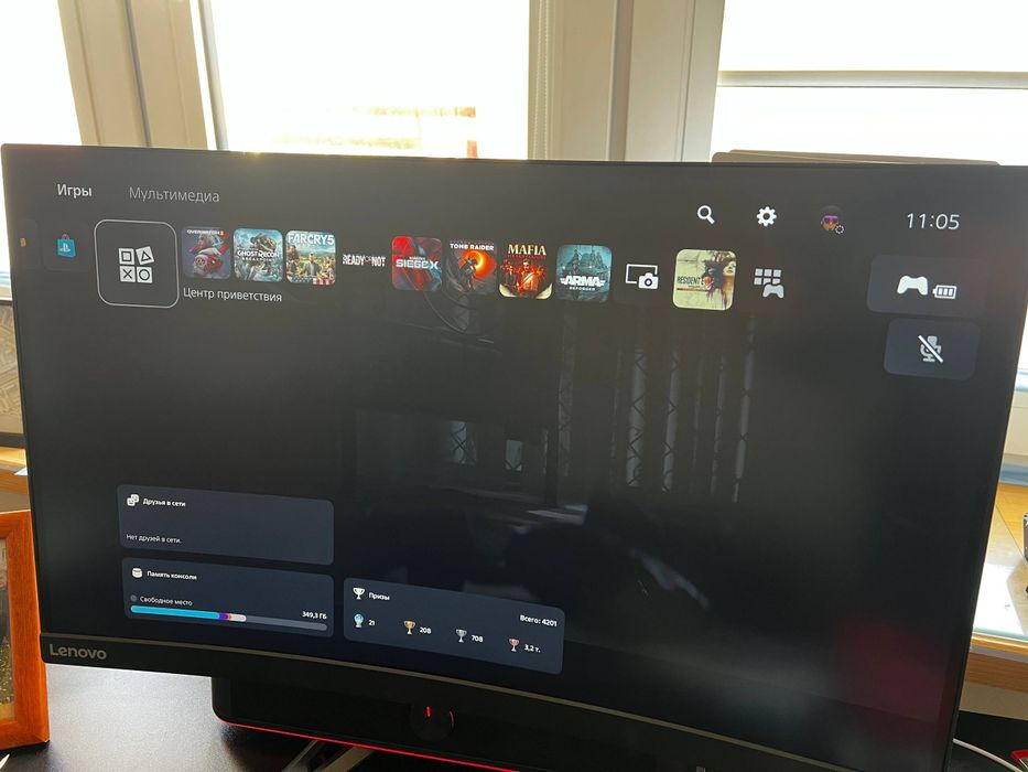 PS5 Slim na 1tb + 2gry