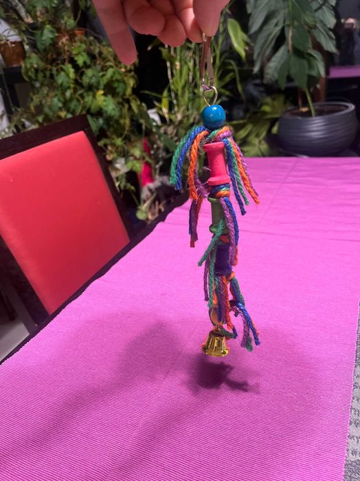 Kompletny zestaw XXL dla papugi, zabawki, hamak, wanienka i więcej!