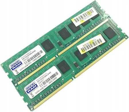 dwie kostki pamięci RAM GoodRam DDR3 4GB PC1600 CL11 DIMM