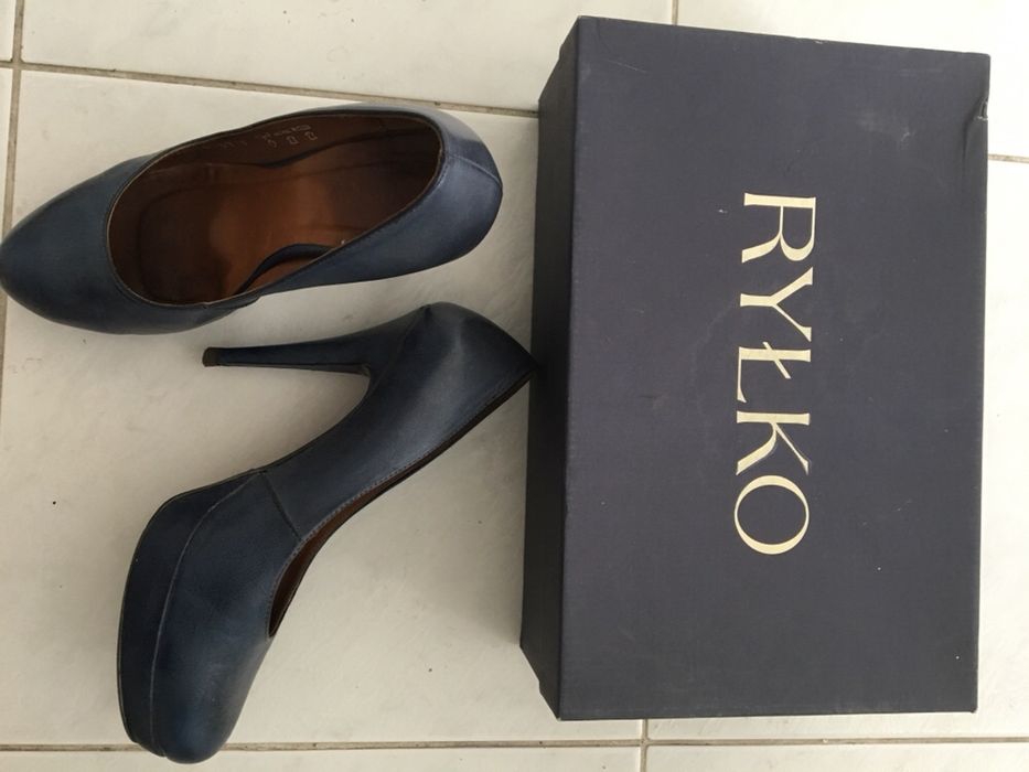 Buty Ryłko 37 szpilki skóra