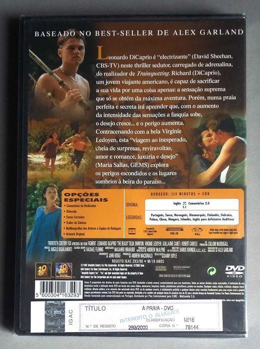 DVD - A Praia -selado