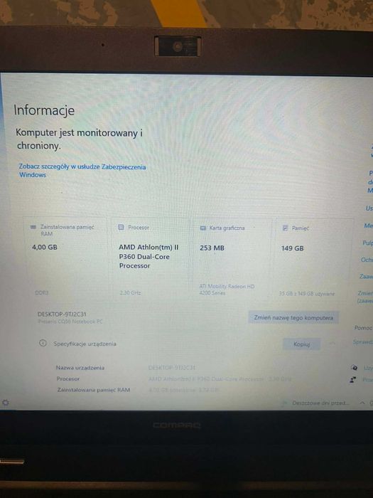 Laptop Compaq Presario CQ56