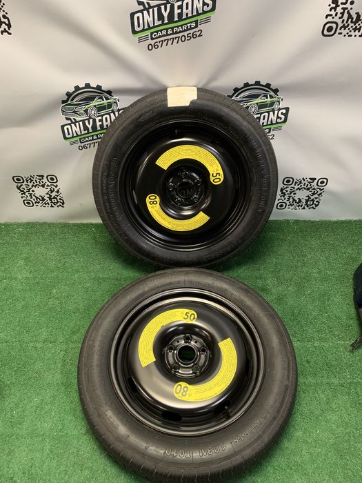 Audi q3 83a 2019+  докатка костиль запаска R18 T145/85 4.0Jx18 5х112