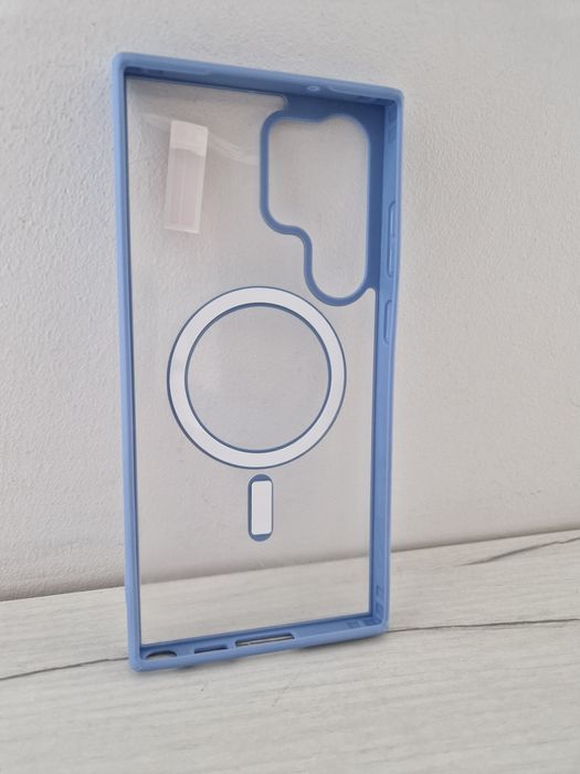 Acrylic Color Magsafe Case do Samsung Galaxy S23 Ultra jasnoniebieski