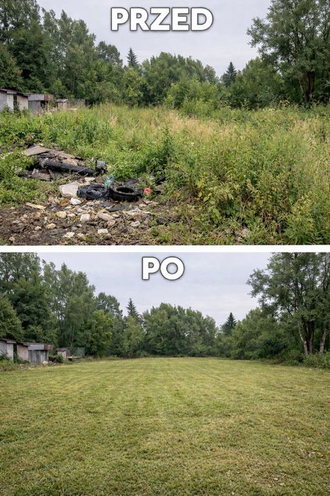 Sprzątanie działek