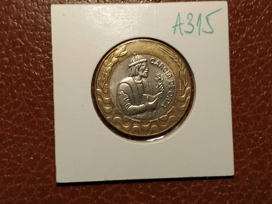 A315 moeda de 200 escudos de 1991 bimetálica - Portugal