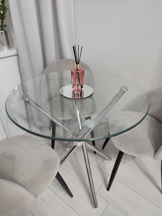 Sprzedam stół szklany chrom Glamour