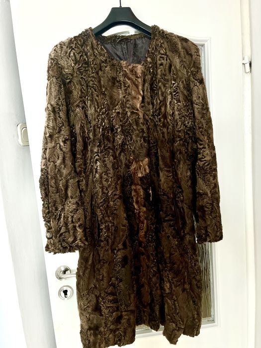 Naturalne futro z karakułów – szyte na miarę | stan idealny | L