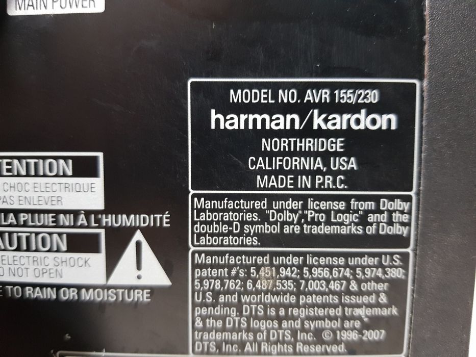 Пульт!5.1AV Стерео ресивер/підсилювач Harman Kardon AVR155 +2шт.  HDMI