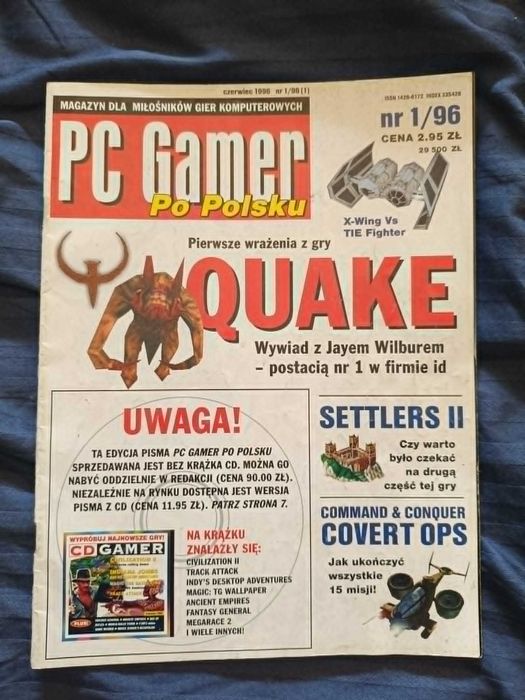 Magazyn komputerowy PC GAMER nr 1/96