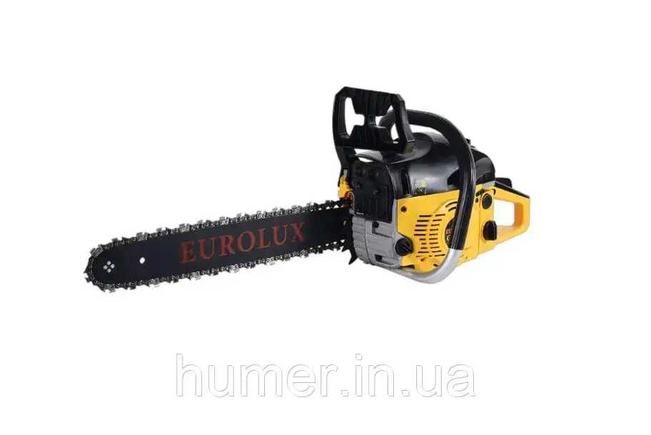 Ланцюгова бензопила EUROLUX 18" (52 см³, 9000 об/хв)