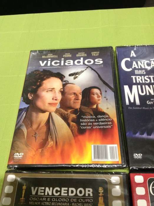 conjunto de quatro filmes em DVD