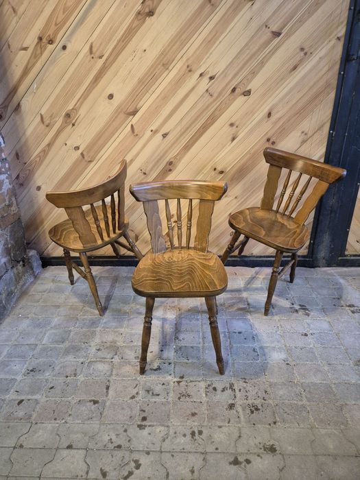 64szt Krzesło drewniane rustykalne tradycyjne | Restauracja | Dom |