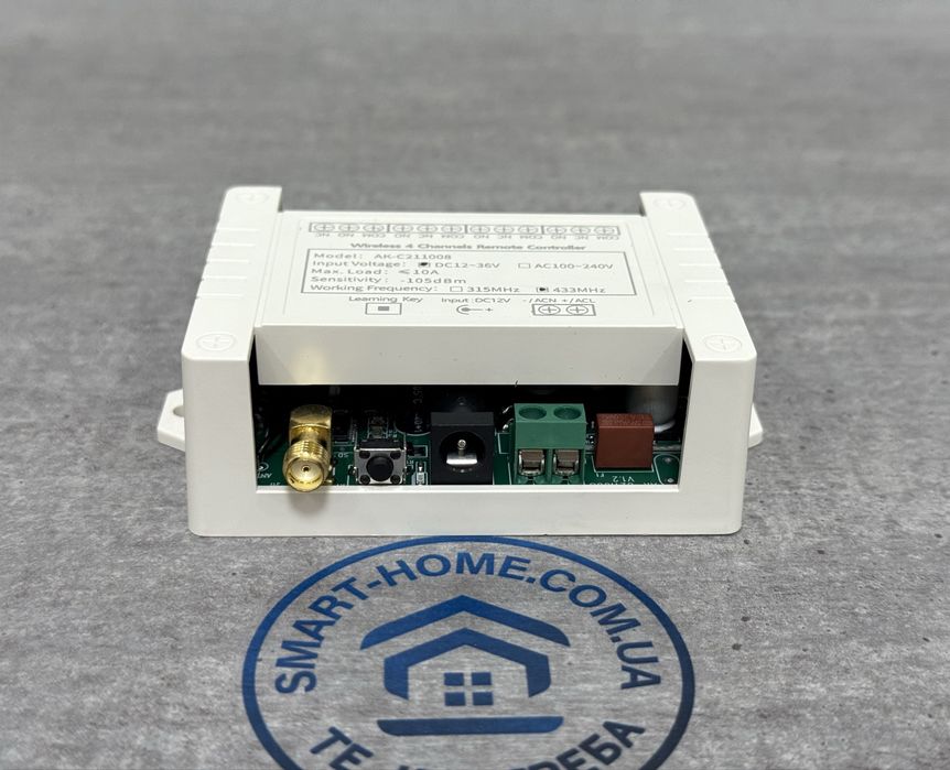 2000м‼️12 24 220в беспроводное радио 4 реле контроллер радіореле пульт