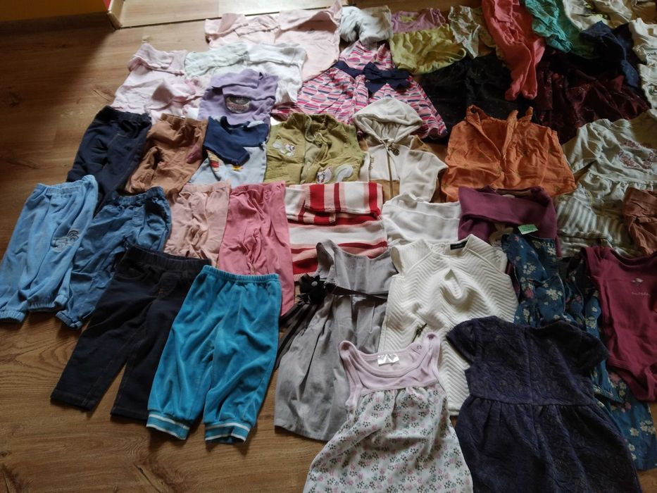 Ubranka dla dziewczynki i chłopca rozmiar 56/62, 68, 74, 80, 86