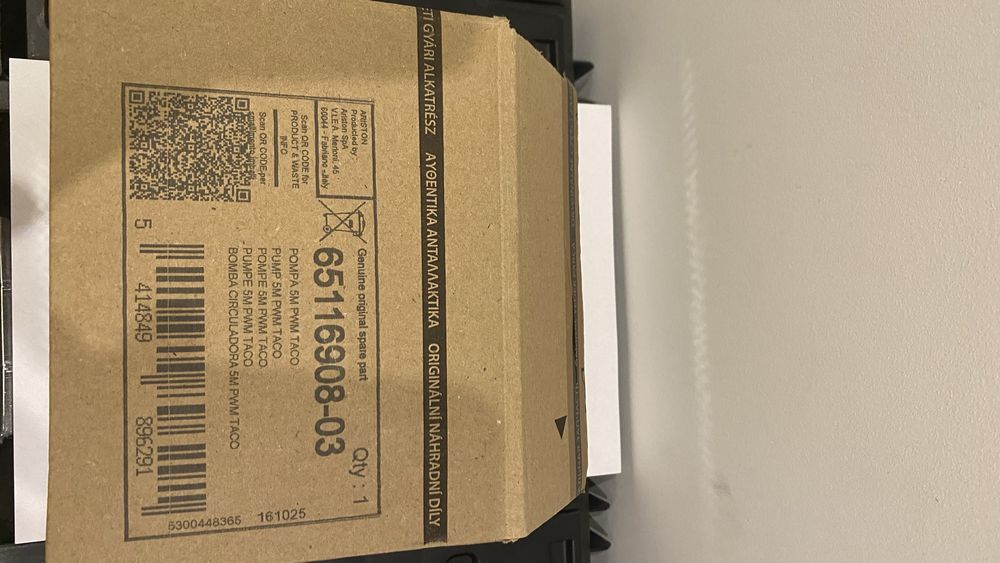 Ariston Clas One pompa