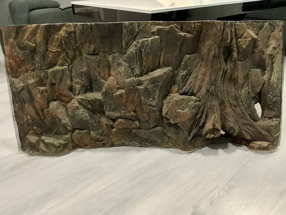 Tło strukturalne 3d do akwarium