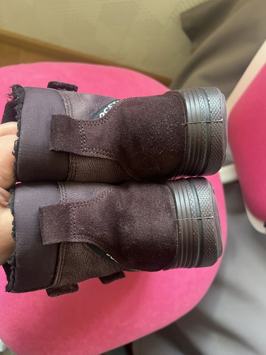 Зимові чобітки ecco urban snow р 30 (вся устілка 19.5) фіолетові + подарунок