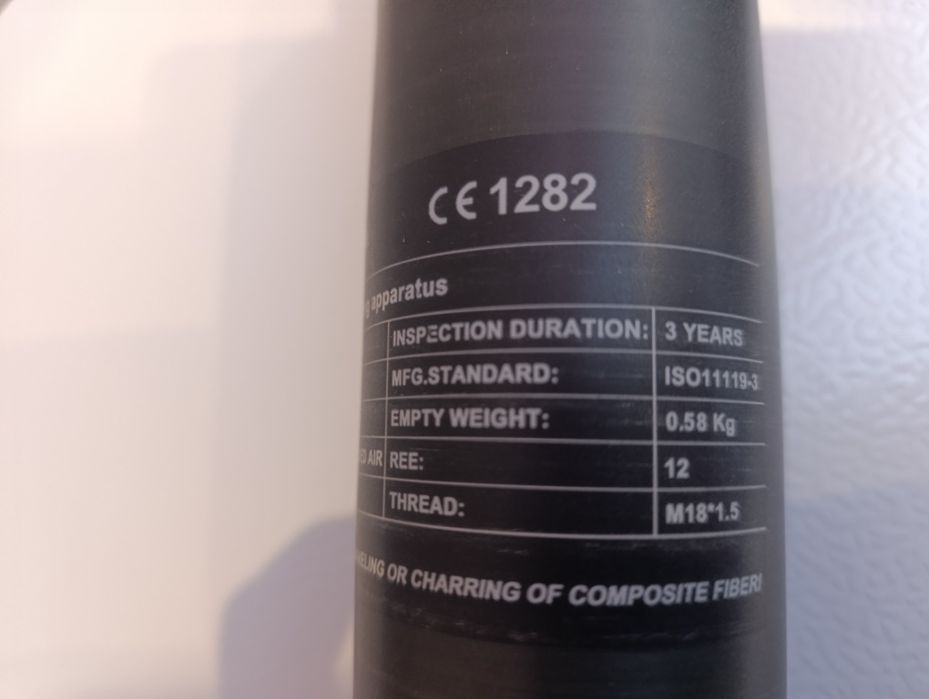 Butla carbon pcp 0,8 l