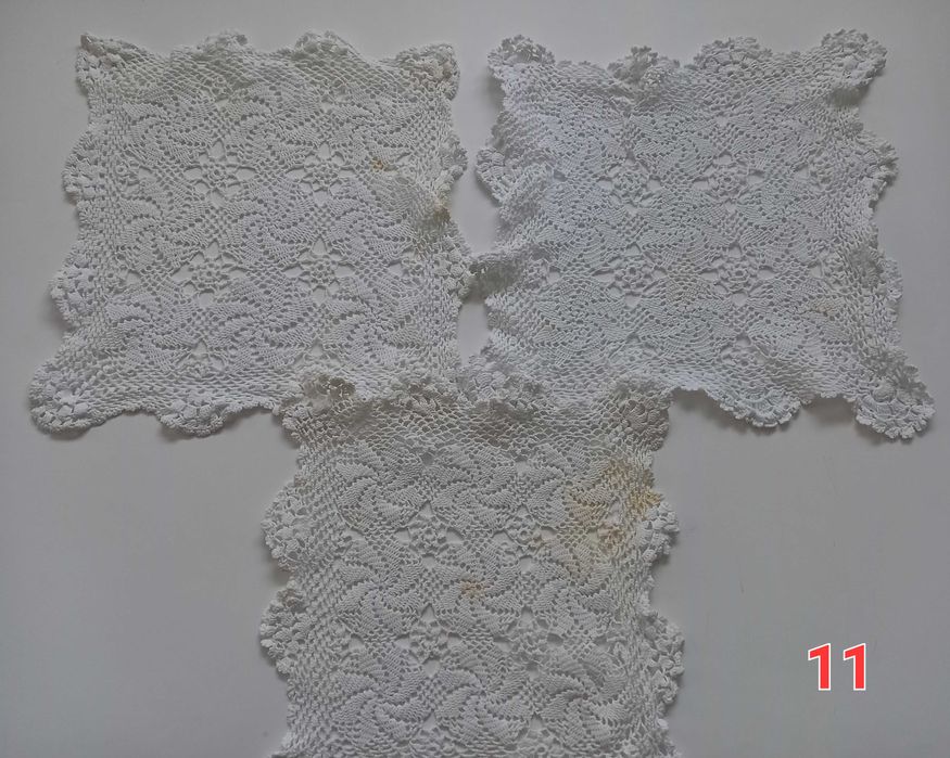 Serwetki, pojedyncze lub zestaw, ręcznie dziergane, kilka do wyboru_2