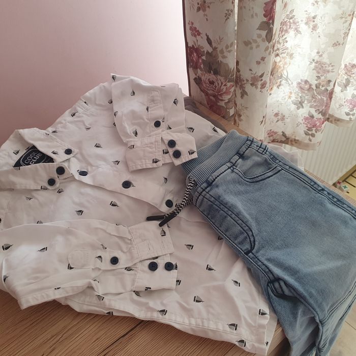 Zestaw eleganckich ubranek na roczek