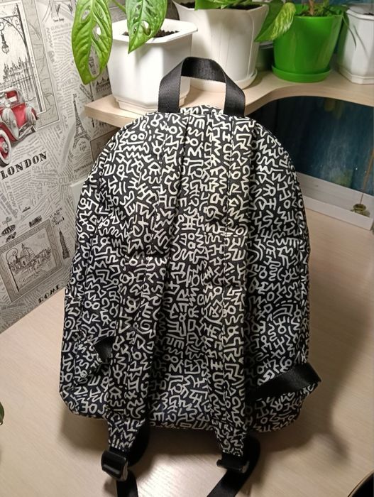 Рюкзак черно-белый