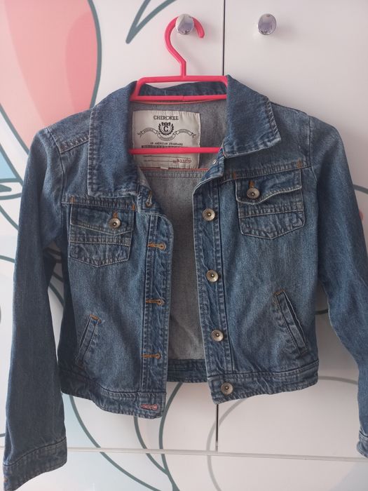 Jeansowa kurtka/ katana 140