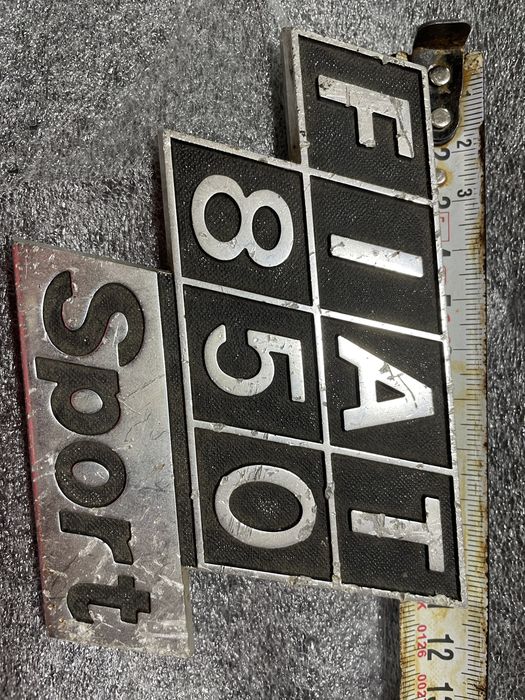 Símbolos Emblemas Fiat 1500, 850, 124 Spider, Berlina, Coupe Special
