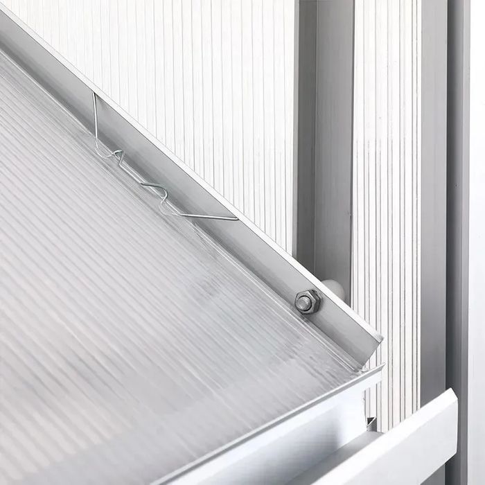 Теплиця полікарбонат 7,22 м² (3,8×1,9×1,95 м) алюмінієвий парник