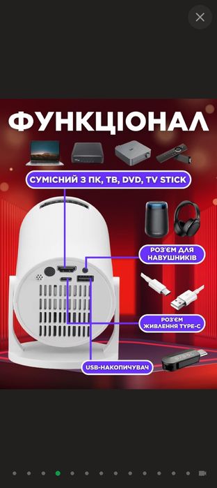 Проектор абсолютно новий