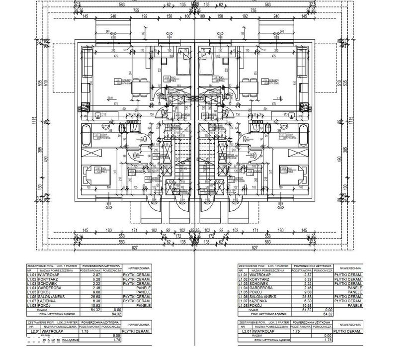 3 pokoje z ogródkiem i garderobą | 64,32m2 | Kobyłka, Jazłowiecka