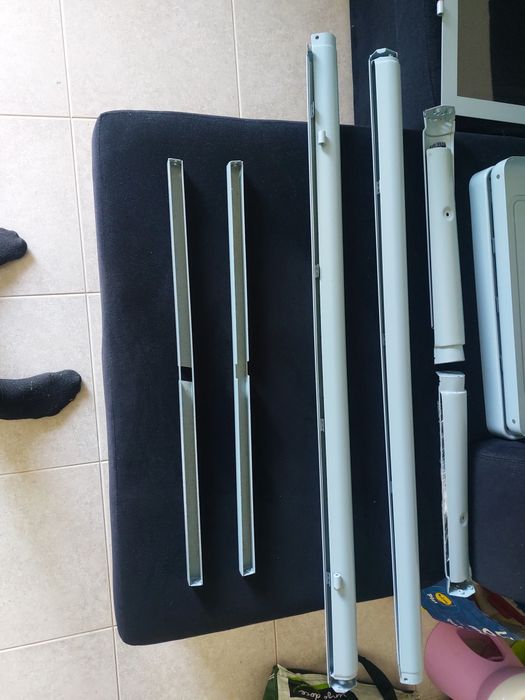 Vitrine ikea azul 150x40x50