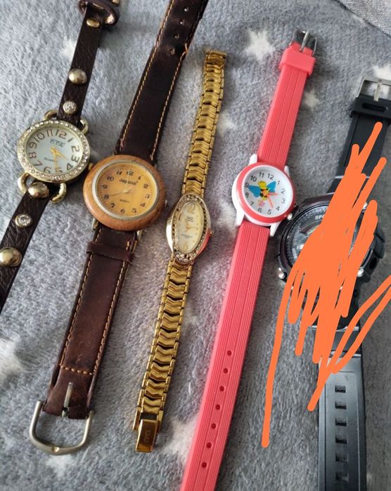 Часы наручные разные, электр. рабочие