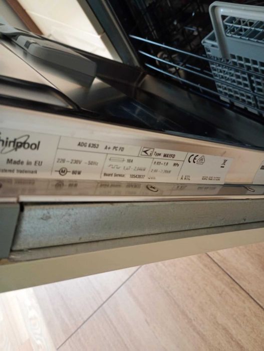 Zmywarka Whirpool 60 cm do naprawy lub na części