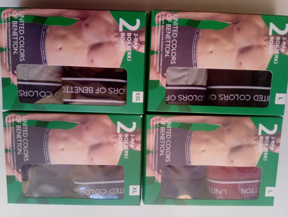 2pack bokserki męskie United Colors od Benetton roz. XL
