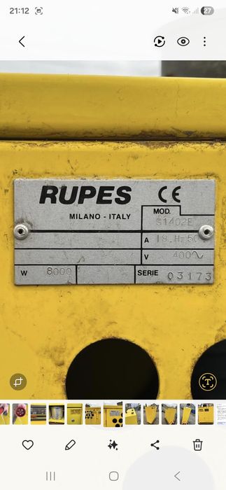 sprężarka śrubowa  RUPES S1402E