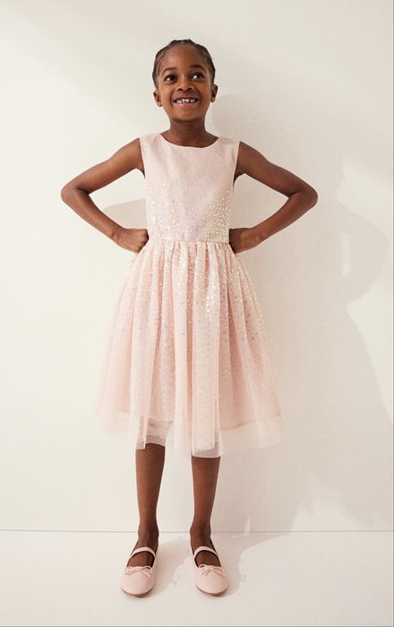 Нова святкова сукня H&M з паєтками для дівчинки 8-9 років на зріст 134