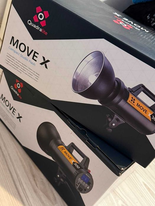 Quadralite Move X 300 - zestaw lamp fotograficznych, studyjnych