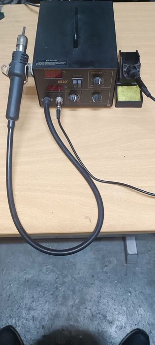 Estação de Solda + Ar Quente 852D+